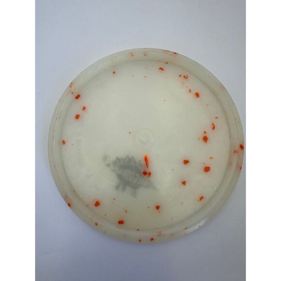 Dino Discs Disc Golf Stegosaurus Stamp Distance Driver Disc Speckled White - Picture 2 of 2